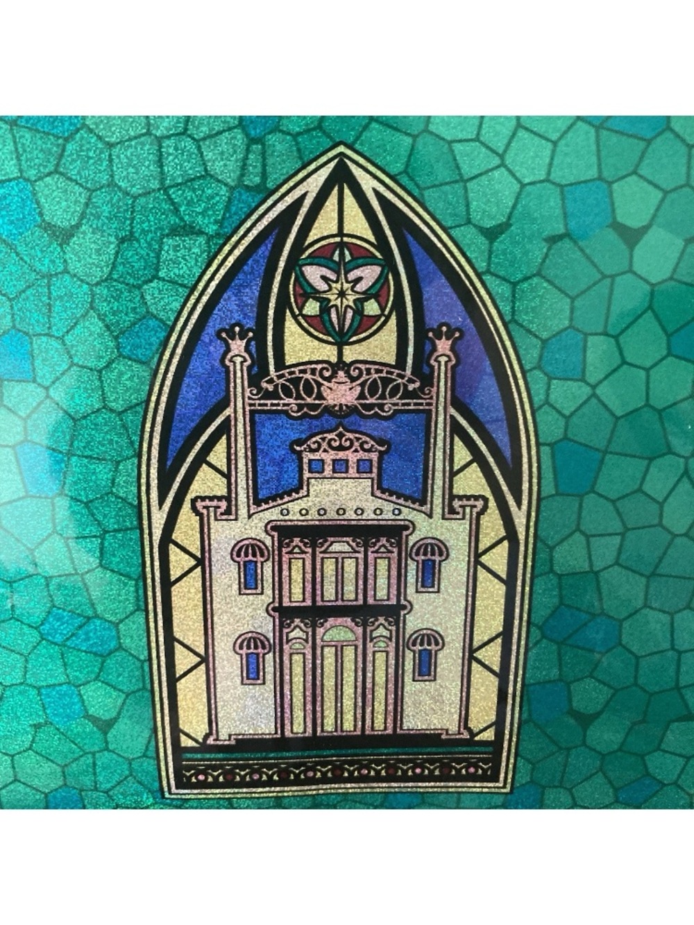 Loungefly Disney Princess and the Frog Tiana Stained Glass Mini Backpack NWT - Picture 6 of 8